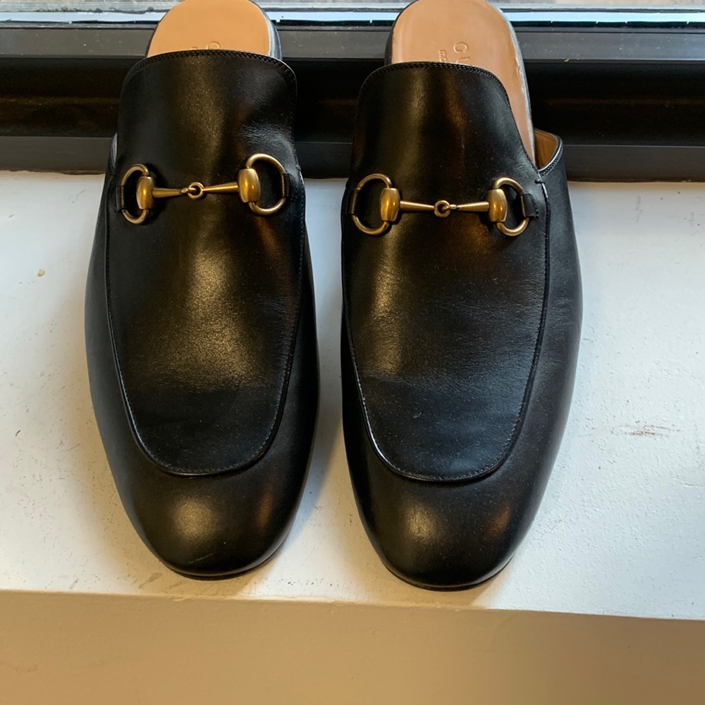 Gucci princetown mules (never worn)